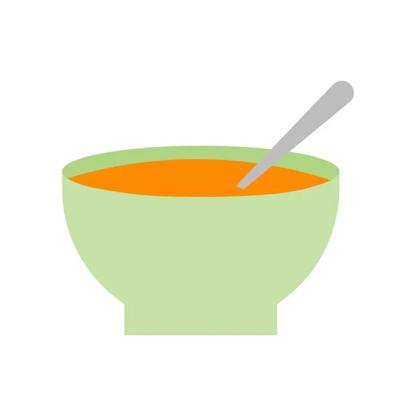 汤图标矢量隔离白色背景为您的 Web 和移动应用程序设计 汤徽标概念 — 图库矢量图片