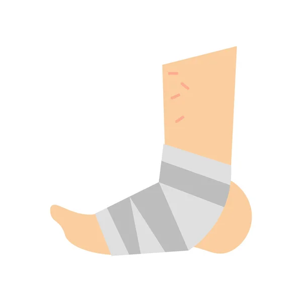 ねつぞう足 Web およびモバイル アプリ設計 ねつぞう足ロゴのコンセプトのための白い背景で隔離のアイコン ベクトル — ストックベクタ