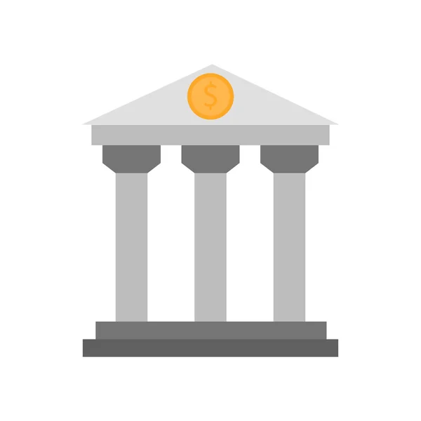 Τραπεζική Εικονίδιο Διάνυσμα Που Απομονώνονται Λευκό Φόντο Για Σας Web — Διανυσματικό Αρχείο