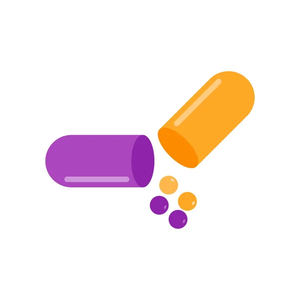 Antibiotická Ikona Vektor Izolovaných Bílém Pozadí Pro Váš Web Mobilní — Stockový vektor