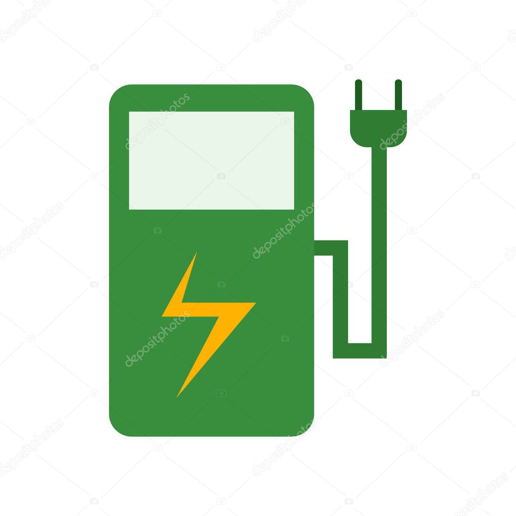Electric station icon vector isolated on white background for your web and mobile app design, Electric station logo concept