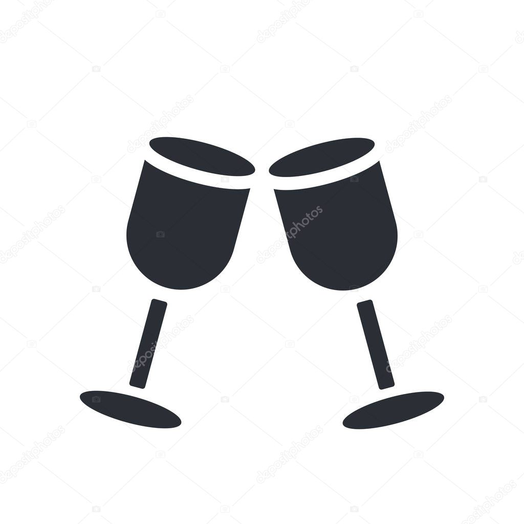 Drinks icon vector isolated on white background for your web and mobile app design, Drinks logo concept