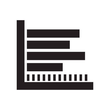 Barlar simge vektör web ve mobil uygulaması tasarımı, barlar logo kavramı için izole üzerinde beyaz arka plan