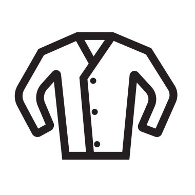 Beyaz T gömlek simge vektör web ve mobil uygulaması tasarımı, beyaz T gömlek logo kavramı üzerinde izole beyaz arka plan