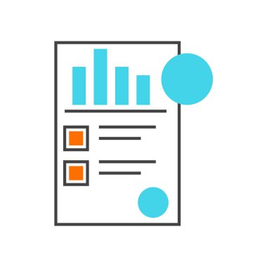 Web ve mobil uygulaması tasarımı, Analytics logo kavramı için beyaz arka plan üzerinde izole analytics simge vektör