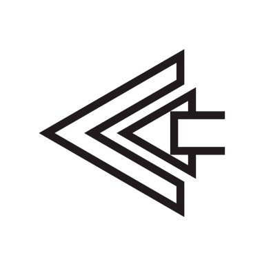 Sol ok simge vektör web ve mobil uygulaması tasarımı, sol ok logo kavramı için izole üzerinde beyaz arka plan