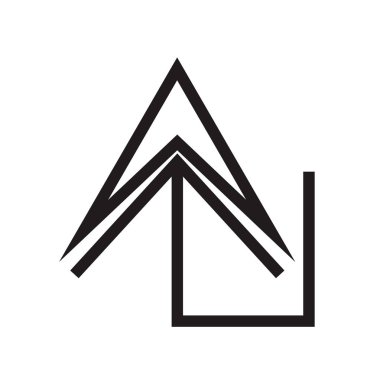 Web ve mobil uygulaması tasarım, ok logo kavramı için beyaz arka plan üzerinde izole ok simge vektör