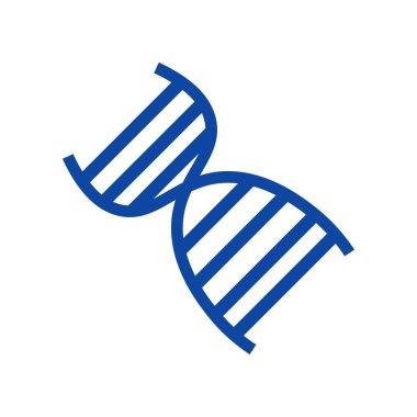 Web ve mobil uygulaması tasarımı, Dna logo kavramı için beyaz arka plan üzerinde izole Dna simge vektör