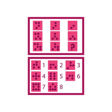 IQ testi. Doğru cevap seçin. Mantıksal görev, çocuklar için eğitici bir oyun. mantık, IQ geliştirilmesi. Görev oyun ne sonra vektör çizim gelir