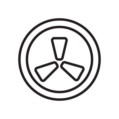 Web ve mobil uygulaması tasarım, toksik logo kavramı için beyaz arka plan üzerinde izole toksik simge vektör