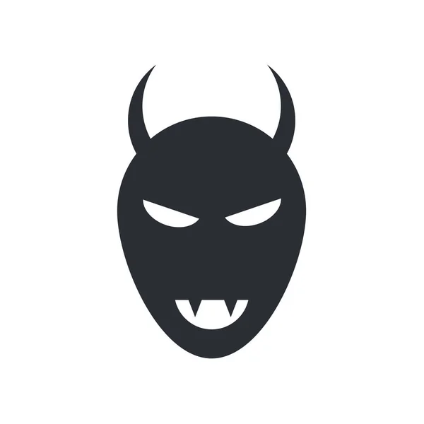 Web Mobil Uygulaması Tasarımı Vampir Logo Kavramı Için Beyaz Arka — Stok Vektör