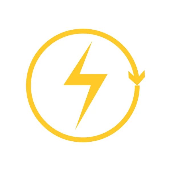 Icona Energia Rinnovabile Vettoriale Isolato Sfondo Bianco Progettazione App Web — Vettoriale Stock