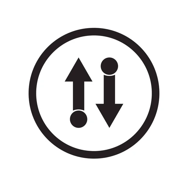 Elevator Pfeile Symbol Vektor Isoliert Auf Weißem Hintergrund Für Ihre — Stockvektor