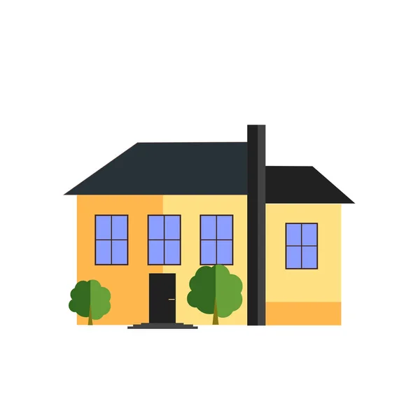 Web およびモバイル アプリの設計家のロゴのコンセプト 白い背景で隔離の家のアイコン ベクトル — ストックベクタ