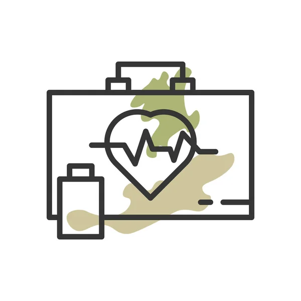 Vector Icono Medicina Aislado Fondo Blanco Para Diseño Web Aplicación — Vector de stock