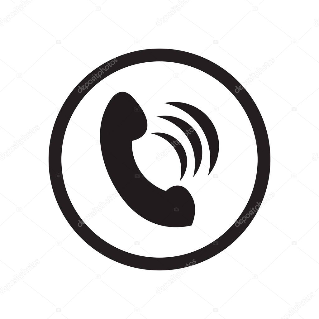 On Call icon vector isolated on white background for your web and mobile app design, On Call logo concept