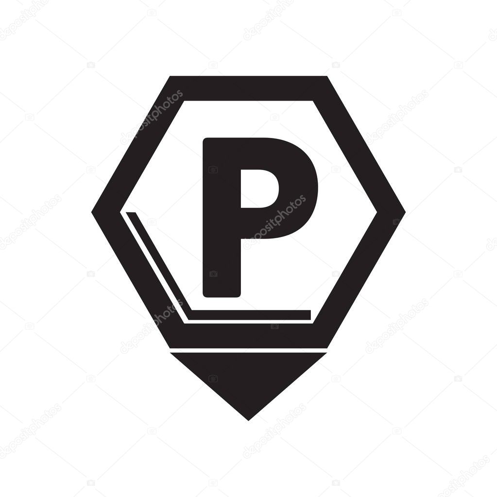 Parking icon vector isolated on white background for your web and mobile app design, Parking logo concept