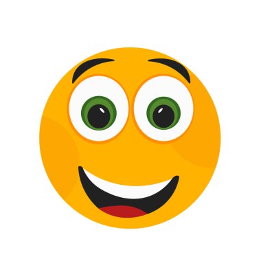 Hüzünlü gülümseme simge vektör web ve mobil uygulaması tasarımı, hüzünlü gülümseme logo kavramı için izole üzerinde beyaz arka plan