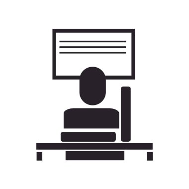 Web ve mobil uygulaması tasarım, cevap logo kavramı için beyaz arka plan üzerinde izole cevap simge vektör