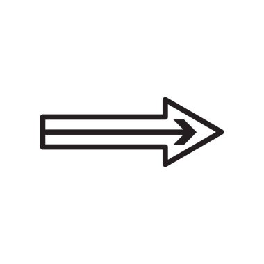 Sonraki simge vektör web ve mobil uygulaması tasarımı, sonraki logo kavramı için izole üzerinde beyaz arka plan