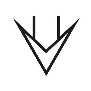 Ok simge vektör web ve mobil uygulaması tasarım, aşağı ok logo kavramı için beyaz arka plan üzerinde izole