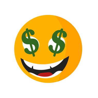 Mutlu gülümseme simge vektör web ve mobil uygulaması tasarımı, mutlu gülümseme logo kavramı için izole üzerinde beyaz arka plan