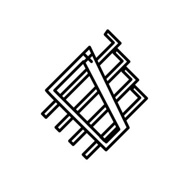 Allen anahtar taşı simge vektör web ve mobil uygulaması tasarımı, Allen Anahtarlar logo kavramı için izole üzerinde beyaz arka plan