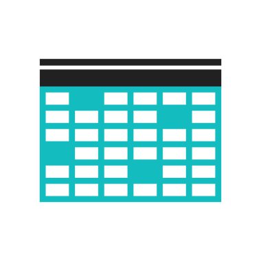 Tablo için veri simge vektör web ve mobil uygulaması tasarım, tablo için veri logo kavramı için izole üzerinde beyaz arka plan