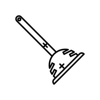 Web ve mobil uygulaması tasarımı, dalgıç logo kavramı için beyaz arka plan üzerinde izole dalgıç simge vektör