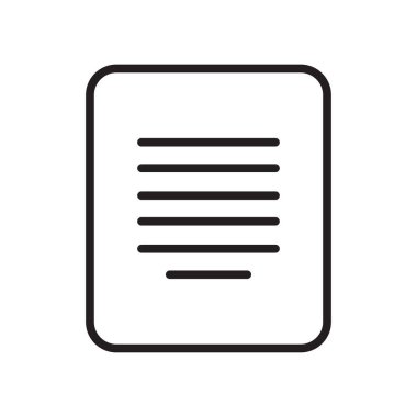 Orta Hizalama simgesi üzerinde izole beyaz arka plan web ve mobil uygulaması tasarımı, merkezi hizalama logo kavramı için vektör