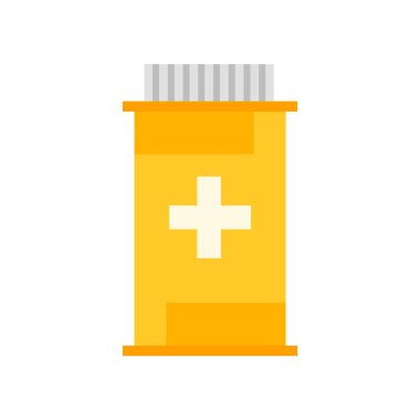 Uyuşturucu simge vektör web ve mobil uygulaması tasarımı, uyuşturucu logo kavramı için izole üzerinde beyaz arka plan