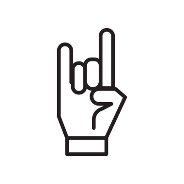 Heavy metal simge vektör web ve mobil uygulaması tasarımı, Heavy metal logo kavramı üzerinde izole beyaz arka plan