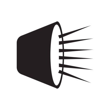 Işık simge vektör web ve mobil uygulaması tasarımı, ışık kavramı için izole üzerinde beyaz arka plan