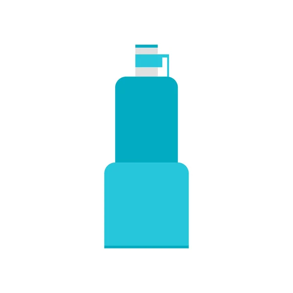 Web およびモバイル アプリのデザイン ボトル ロゴのコンセプト 白い背景で隔離のボトルのアイコン ベクトル — ストックベクタ