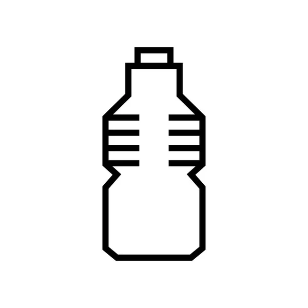 Fles Pictogram Vector Geïsoleerd Een Witte Achtergrond Voor Web Mobiele — Stockvector