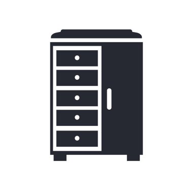 Web ve mobil uygulaması tasarımı, zarif logo kavramı için beyaz arka plan üzerinde izole zarif simge vektör