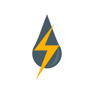 Yeşil enerji simge vektör web ve mobil uygulaması tasarımı, yeşil enerji logo kavramı için izole üzerinde beyaz arka plan