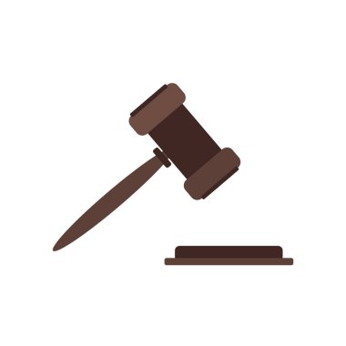 Web ve mobil uygulaması tasarımı, açık artırma logo kavramı için beyaz arka plan üzerinde izole açık artırma simge vektör