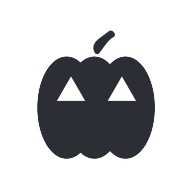 Web ve mobil uygulaması tasarımı, kabak logo kavramı için beyaz arka plan üzerinde izole kabak simge vektör