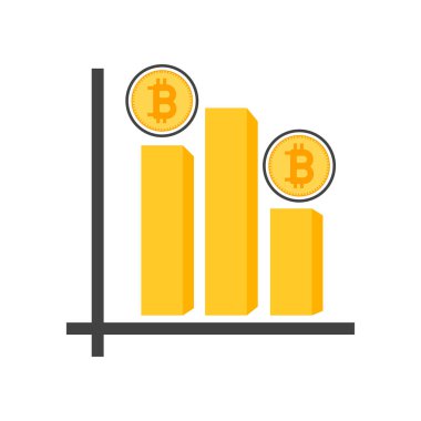 Web ve mobil uygulaması tasarımı, hisse senetleri logo kavramı için beyaz arka plan üzerinde izole hisse senetleri simge vektör