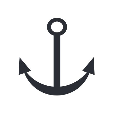 Kanca simge vektör web ve mobil uygulaması tasarımı, kanca logo kavramı için izole üzerinde beyaz arka plan