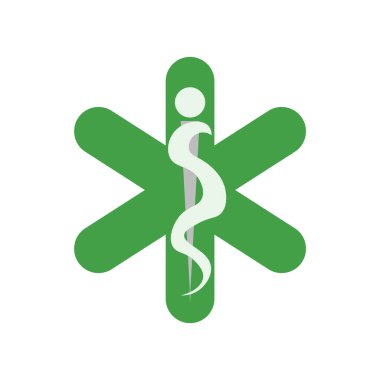 Web ve mobil uygulaması tasarımı, tıp logo kavramı için beyaz arka plan üzerinde izole tıp simge vektör