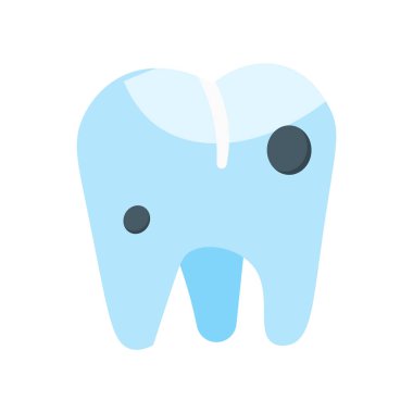 Web ve mobil uygulaması tasarımı, çürük logo kavramı için beyaz arka plan üzerinde izole çürük simge vektör