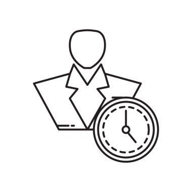 Web ve mobil uygulaması tasarımı, yönetim logo kavramı için beyaz arka plan üzerinde izole yönetimi simge vektör