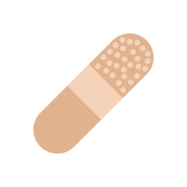 Grup yardım simge vektör web ve mobil uygulaması tasarımı, Band aid logo kavramı için izole üzerinde beyaz arka plan