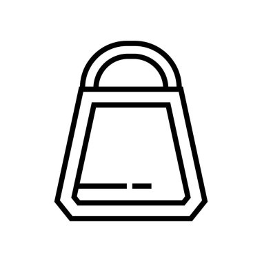 Ağırlık simge vektör web ve mobil uygulaması tasarımı, ağırlık logo kavramı için izole üzerinde beyaz arka plan