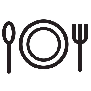 Mutfak araçları simge vektör izole üzerinde beyaz arka plan web ve mobil uygulaması tasarımı, Mutfak araçları logo konsepti için