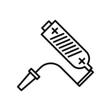 Boya silindiri simge vektör web ve mobil uygulaması tasarımı, boya silindiri logo kavramı için izole üzerinde beyaz arka plan