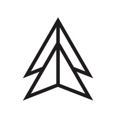 Web ve mobil uygulaması tasarım, ok logo kavramı için beyaz arka plan üzerinde izole ok simge vektör