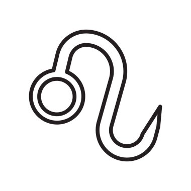 Web ve mobil uygulaması tasarımı, Leo logo kavramı için beyaz arka plan üzerinde izole Leo simge vektör